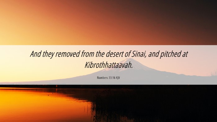 Picture 06 - Numbers 33:16 KJV Desktop Wallpaper - And they removed from the desert of Sinai, and - Desktop Bible Verse Wallpaper