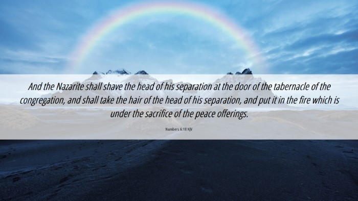 Picture 06 - Numbers 6:18 KJV Desktop Wallpaper - And the Nazarite shall shave the head of his - Desktop Bible Verse Wallpaper