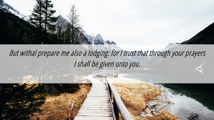 Picture 06 - Philemon 1:22 KJV Desktop Wallpaper - But withal prepare me also a lodging: for I trust - Desktop Bible Verse Wallpaper