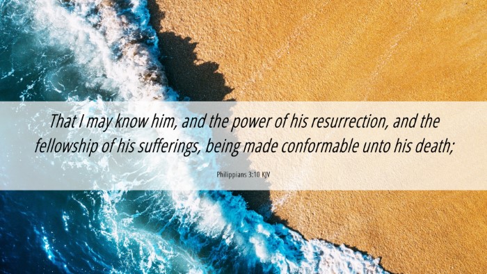 Picture 06 - Philippians 3:10 KJV Desktop Wallpaper - That I may know him, and the power of his - Desktop Bible Verse Wallpaper