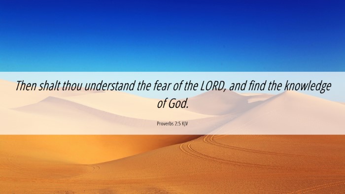 Picture 06 - Proverbs 2:5 KJV Desktop Wallpaper - Then shalt thou understand the fear of the LORD, - Desktop Bible Verse Wallpaper