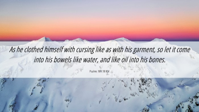 Picture 06 - Psalms 109:18 KJV Desktop Wallpaper - As he clothed himself with cursing like as with - Desktop Bible Verse Wallpaper