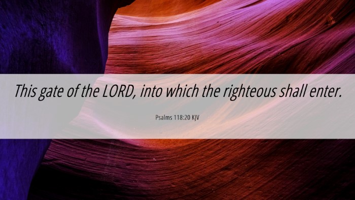 Picture 06 - Psalms 118:20 KJV Desktop Wallpaper - This gate of the LORD, into which the righteous - Desktop Bible Verse Wallpaper