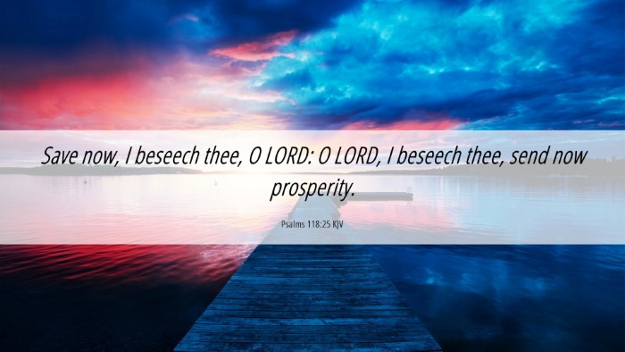 Picture 06 - Psalms 118:25 KJV Desktop Wallpaper - Save now, I beseech thee, O LORD: O LORD, I - Desktop Bible Verse Wallpaper