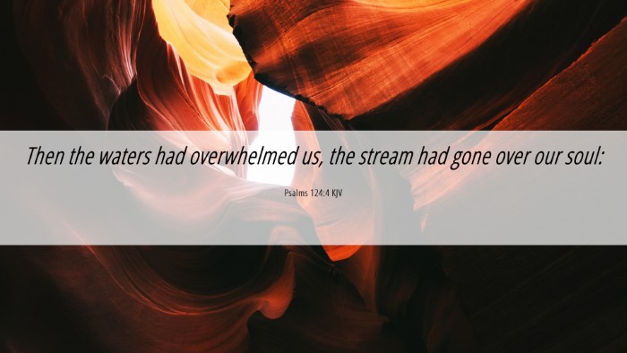 Picture 06 - Psalms 124:4 KJV Desktop Wallpaper - Then the waters had overwhelmed us, the stream - Desktop Bible Verse Wallpaper