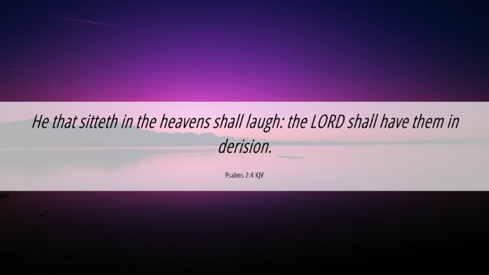 Picture 06 - Psalms 2:4 KJV Desktop Wallpaper - He that sitteth in the heavens shall laugh: the - Desktop Bible Verse Wallpaper