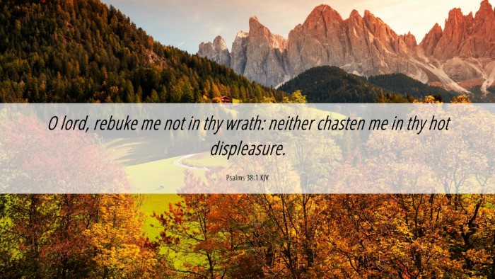 Picture 06 - Psalms 38:1 KJV Desktop Wallpaper - O lord, rebuke me not in thy wrath: neither - Desktop Bible Verse Wallpaper