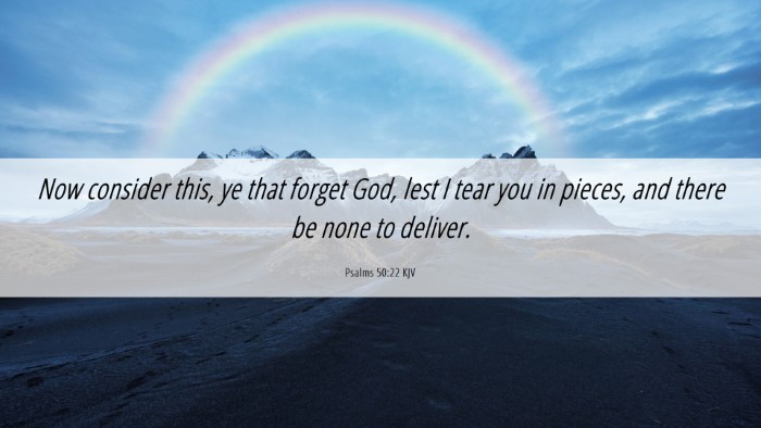 Picture 06 - Psalms 50:22 KJV Desktop Wallpaper - Now consider this, ye that forget God, lest I - Desktop Bible Verse Wallpaper