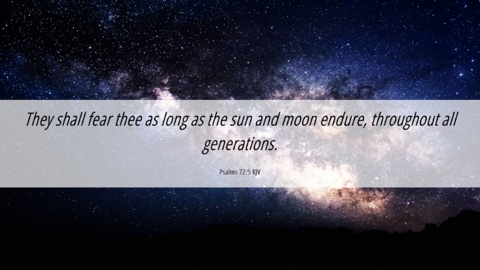 Picture 06 - Psalms 72:5 KJV Desktop Wallpaper - They shall fear thee as long as the sun and moon - Desktop Bible Verse Wallpaper