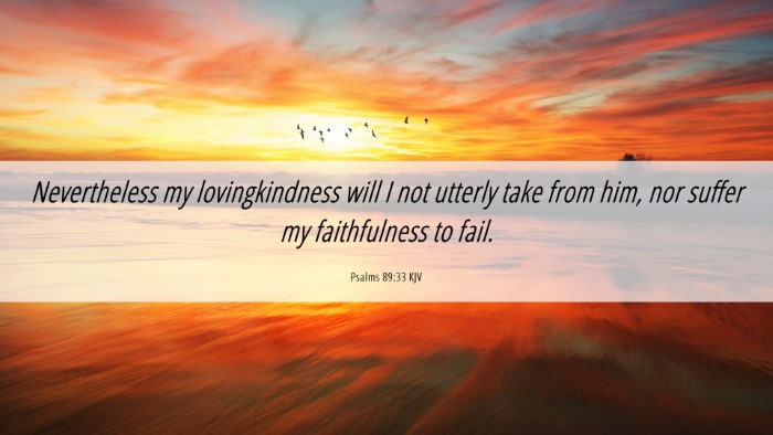 Picture 06 - Psalms 89:33 KJV Desktop Wallpaper - Nevertheless my lovingkindness will I not utterly - Desktop Bible Verse Wallpaper