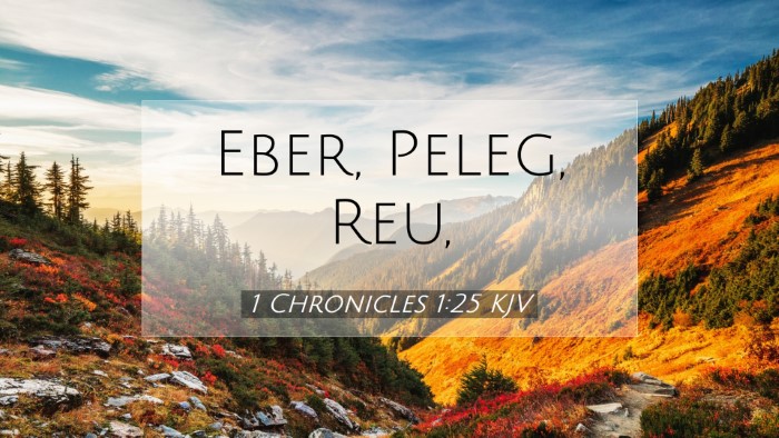 Picture 07 - 1 Chronicles 1:25 KJV Desktop Wallpaper - Eber, Peleg, - Desktop Bible Verse Wallpaper
