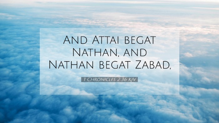 Picture 07 - 1 Chronicles 2:36 KJV Desktop Wallpaper - And Attai begat Nathan, and Nathan begat - Desktop Bible Verse Wallpaper
