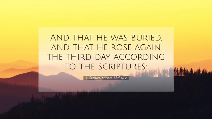 Picture 07 - 1 Corinthians 15:4 KJV Desktop Wallpaper - And that he was buried, and that he rose again - Desktop Bible Verse Wallpaper