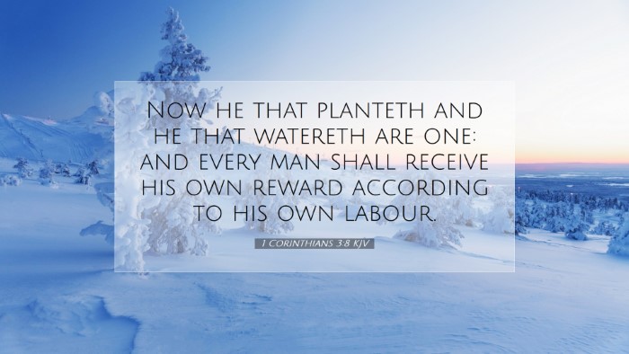 Picture 07 - 1 Corinthians 3:8 KJV Desktop Wallpaper - Now he that planteth and he that watereth are - Desktop Bible Verse Wallpaper