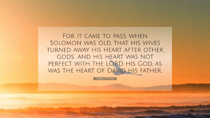 Picture 07 - 1 Kings 11:4 KJV Desktop Wallpaper - For it came to pass, when Solomon was old, that - Desktop Bible Verse Wallpaper