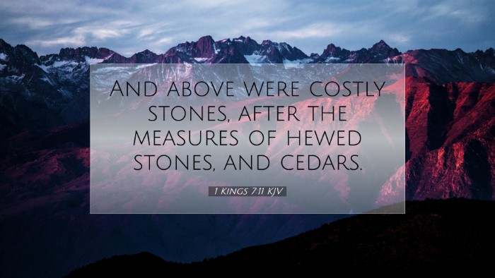 Picture 07 - 1 Kings 7:11 KJV Desktop Wallpaper - And above were costly stones, after the measures - Desktop Bible Verse Wallpaper