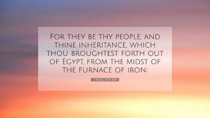Picture 07 - 1 Kings 8:51 KJV Desktop Wallpaper - For they be thy people, and thine inheritance, - Desktop Bible Verse Wallpaper