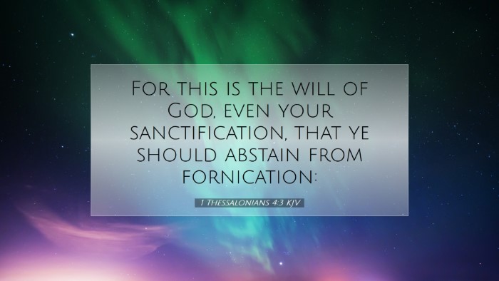 Picture 07 - 1 Thessalonians 4:3 KJV Desktop Wallpaper - For this is the will of God, even your - Desktop Bible Verse Wallpaper