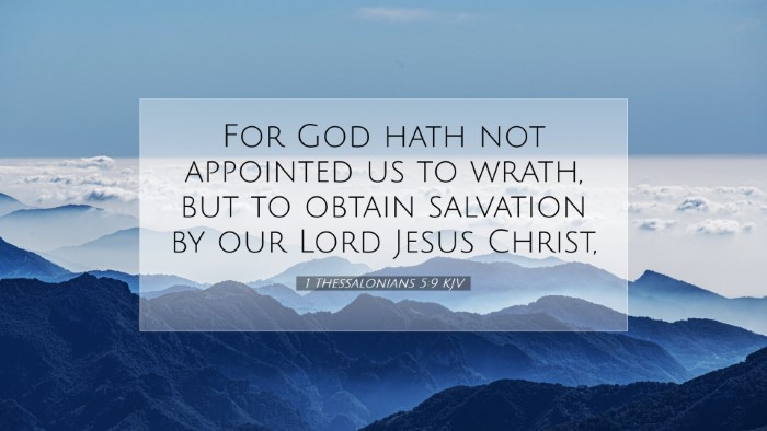 Picture 07 - 1 Thessalonians 5:9 KJV Desktop Wallpaper - For God hath not appointed us to wrath, but to - Desktop Bible Verse Wallpaper