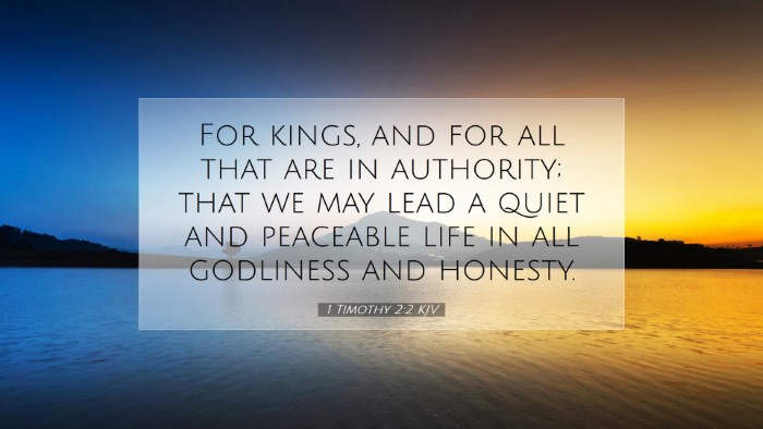 Picture 07 - 1 Timothy 2:2 KJV Desktop Wallpaper - For kings, and for all that are in authority; - Desktop Bible Verse Wallpaper