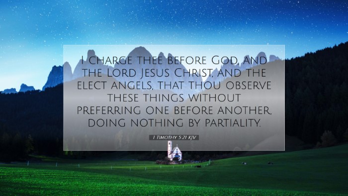 Picture 07 - 1 Timothy 5:21 KJV Desktop Wallpaper - I charge thee before God, and the Lord Jesus - Desktop Bible Verse Wallpaper