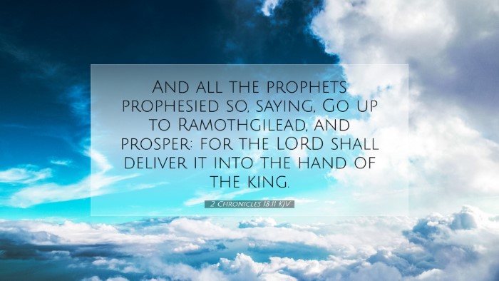 Picture 07 - 2 Chronicles 18:11 KJV Desktop Wallpaper - And all the prophets prophesied so, saying, Go up - Desktop Bible Verse Wallpaper