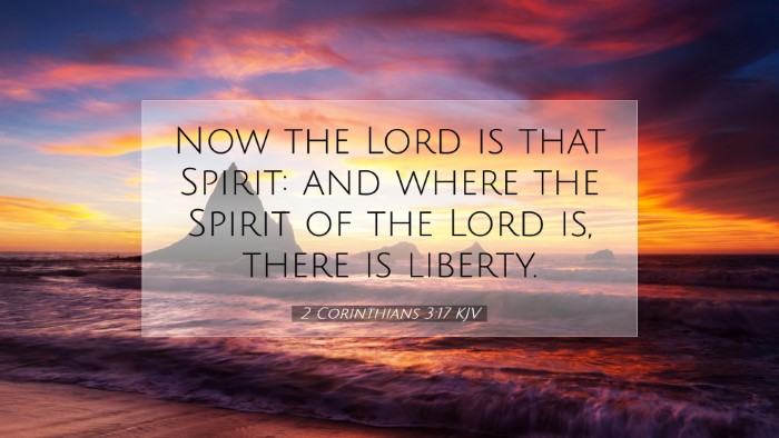 Picture 07 - 2 Corinthians 3:17 KJV Desktop Wallpaper - Now the Lord is that Spirit: and where the Spirit - Desktop Bible Verse Wallpaper