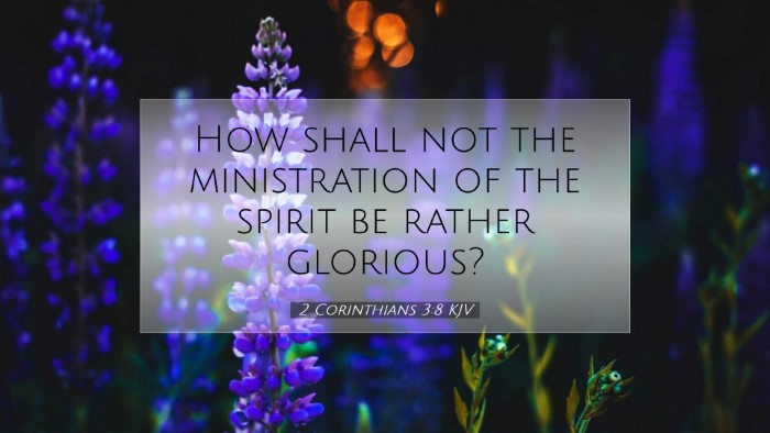 Picture 07 - 2 Corinthians 3:8 KJV Desktop Wallpaper - How shall not the ministration of the spirit be - Desktop Bible Verse Wallpaper