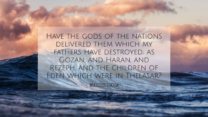 Picture 07 - 2 Kings 19:12 KJV Desktop Wallpaper - Have the gods of the nations delivered them which - Desktop Bible Verse Wallpaper