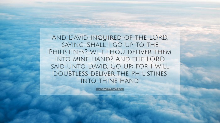 Picture 07 - 2 Samuel 5:19 KJV Desktop Wallpaper - And David inquired of the LORD, saying, Shall I - Desktop Bible Verse Wallpaper