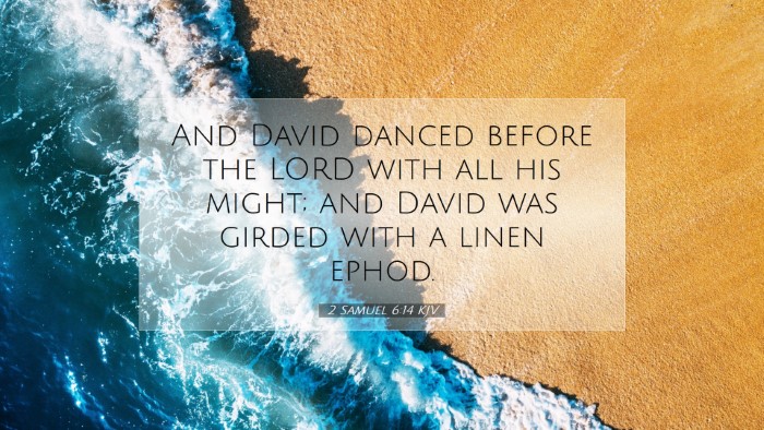 Picture 07 - 2 Samuel 6:14 KJV Desktop Wallpaper - And David danced before the LORD with all his - Desktop Bible Verse Wallpaper