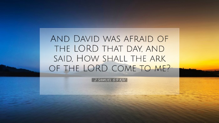 Picture 07 - 2 Samuel 6:9 KJV Desktop Wallpaper - And David was afraid of the LORD that day, and - Desktop Bible Verse Wallpaper