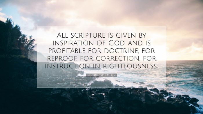 Picture 07 - 2 Timothy 3:16 KJV Desktop Wallpaper - All scripture is given by inspiration of God, and - Desktop Bible Verse Wallpaper
