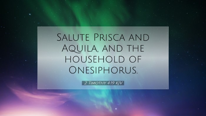 Picture 07 - 2 Timothy 4:19 KJV Desktop Wallpaper - Salute Prisca and Aquila, and the household of - Desktop Bible Verse Wallpaper