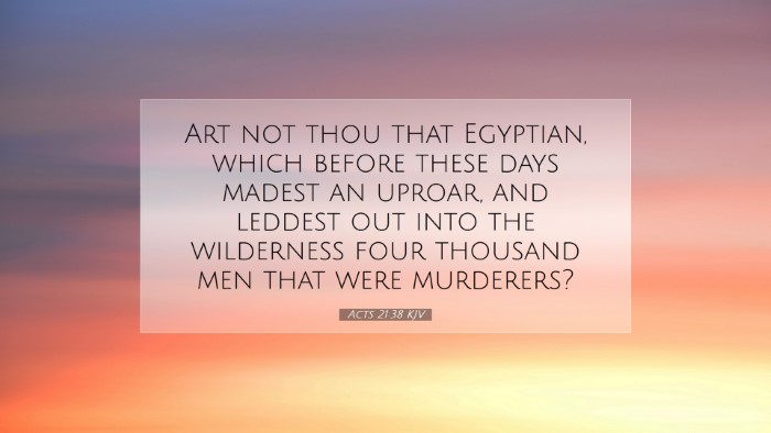 Picture 07 - Acts 21:38 KJV Desktop Wallpaper - Art not thou that Egyptian, which before these - Desktop Bible Verse Wallpaper