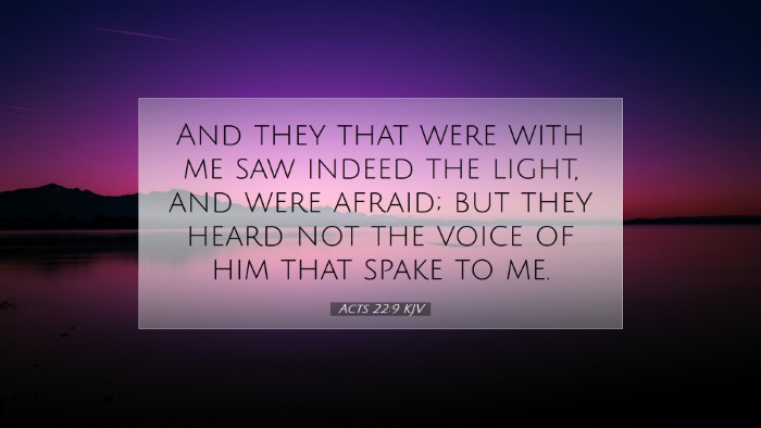 Picture 07 - Acts 22:9 KJV Desktop Wallpaper - And they that were with me saw indeed the light, - Desktop Bible Verse Wallpaper
