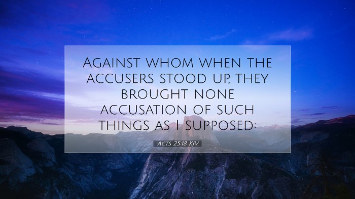 Picture 07 - Acts 25:18 KJV Desktop Wallpaper - Against whom when the accusers stood up, they - Desktop Bible Verse Wallpaper