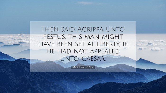Picture 07 - Acts 26:32 KJV Desktop Wallpaper - Then said Agrippa unto Festus, This man might - Desktop Bible Verse Wallpaper