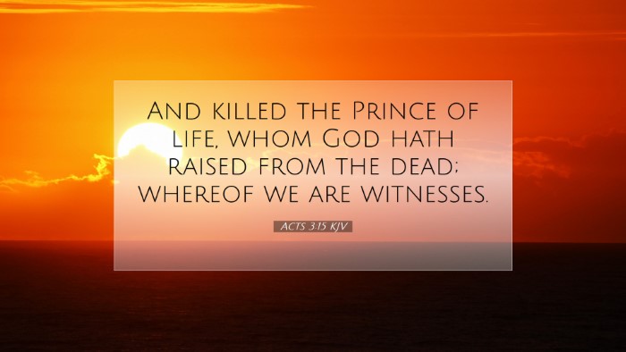 Picture 07 - Acts 3:15 KJV Desktop Wallpaper - And killed the Prince of life, whom God hath - Desktop Bible Verse Wallpaper
