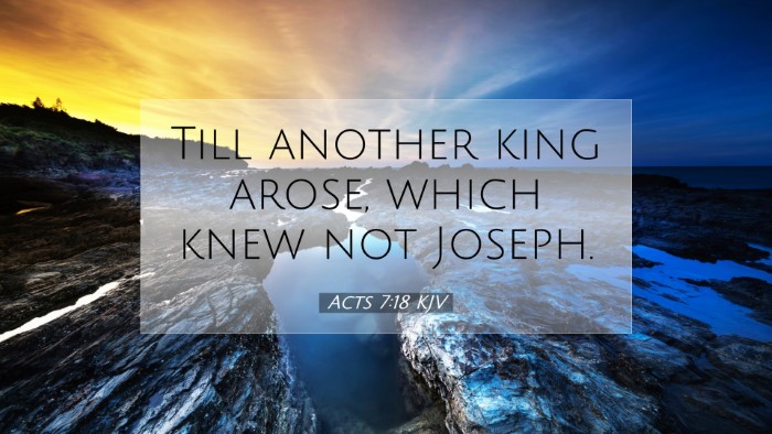 Picture 07 - Acts 7:18 KJV Desktop Wallpaper - Till another king arose, which knew not - Desktop Bible Verse Wallpaper