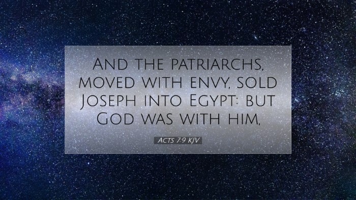 Picture 07 - Acts 7:9 KJV Desktop Wallpaper - And the patriarchs, moved with envy, sold Joseph - Desktop Bible Verse Wallpaper