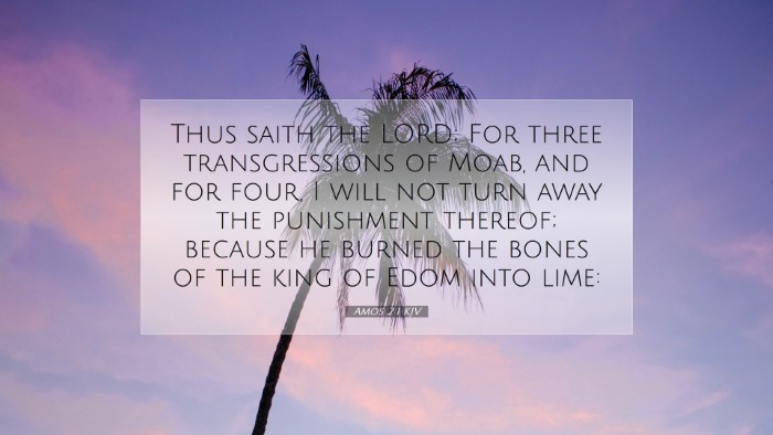 Picture 07 - Amos 2:1 KJV Desktop Wallpaper - Thus saith the LORD; For three transgressions of - Desktop Bible Verse Wallpaper