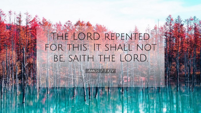Picture 07 - Amos 7:3 KJV Desktop Wallpaper - The LORD repented for this: It shall not be, - Desktop Bible Verse Wallpaper