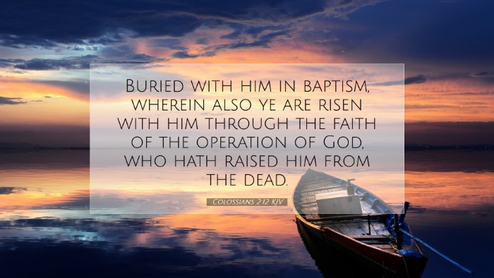 Picture 07 - Colossians 2:12 KJV Desktop Wallpaper - Buried with him in baptism, wherein also ye are - Desktop Bible Verse Wallpaper