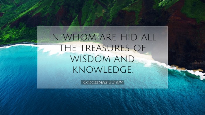 Picture 07 - Colossians 2:3 KJV Desktop Wallpaper - In whom are hid all the treasures of wisdom and - Desktop Bible Verse Wallpaper