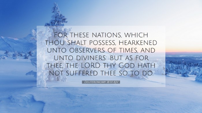 Picture 07 - Deuteronomy 18:14 KJV Desktop Wallpaper - For these nations, which thou shalt possess, - Desktop Bible Verse Wallpaper