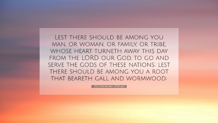 Picture 07 - Deuteronomy 29:18 KJV Desktop Wallpaper - Lest there should be among you man, or woman, or - Desktop Bible Verse Wallpaper