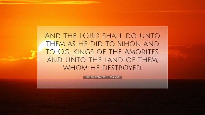 Picture 07 - Deuteronomy 31:4 KJV Desktop Wallpaper - And the LORD shall do unto them as he did to - Desktop Bible Verse Wallpaper