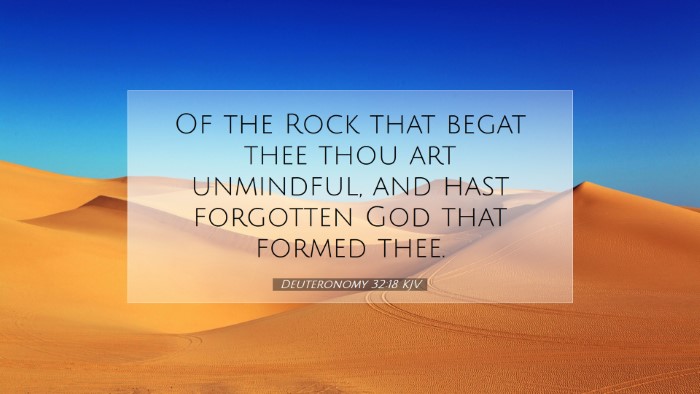 Picture 07 - Deuteronomy 32:18 KJV Desktop Wallpaper - Of the Rock that begat thee thou art unmindful, - Desktop Bible Verse Wallpaper