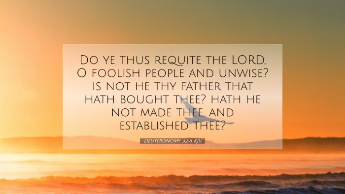 Picture 07 - Deuteronomy 32:6 KJV Desktop Wallpaper - Do ye thus requite the LORD, O foolish people and - Desktop Bible Verse Wallpaper